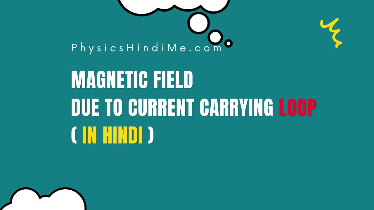 magnetic field due to current carrying loop